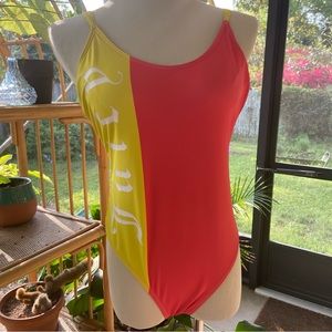Vintage Juicy Couture Color Block Swimsuit